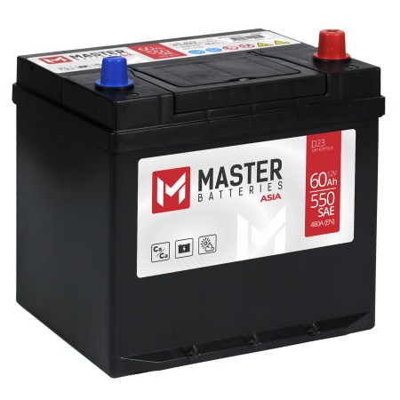 60 Ah MASTER BATTERIES Asia R+1